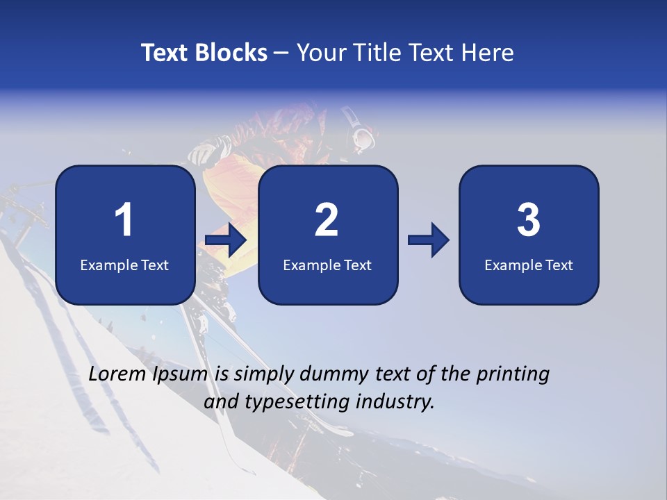 Copy Snow Play PowerPoint Template