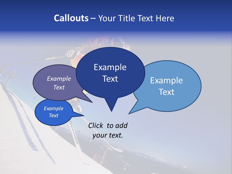 Copy Snow Play PowerPoint Template