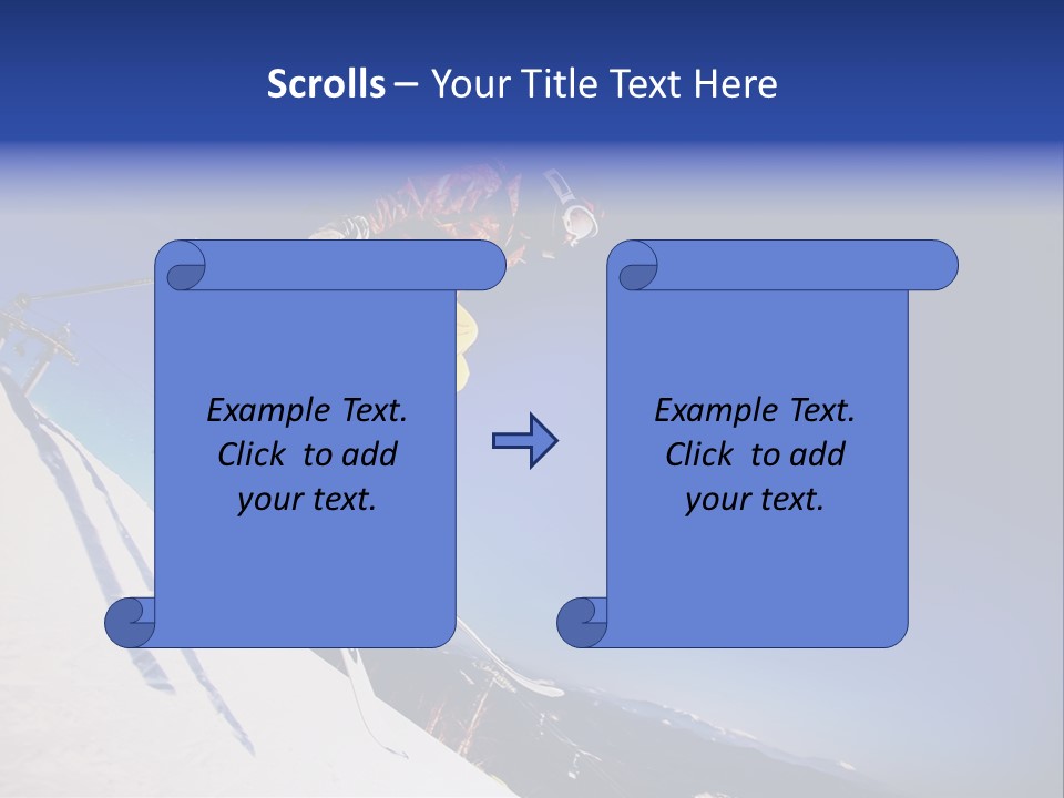 Copy Snow Play PowerPoint Template