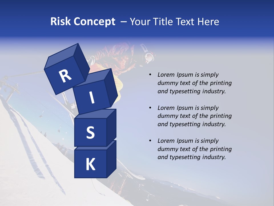 Copy Snow Play PowerPoint Template