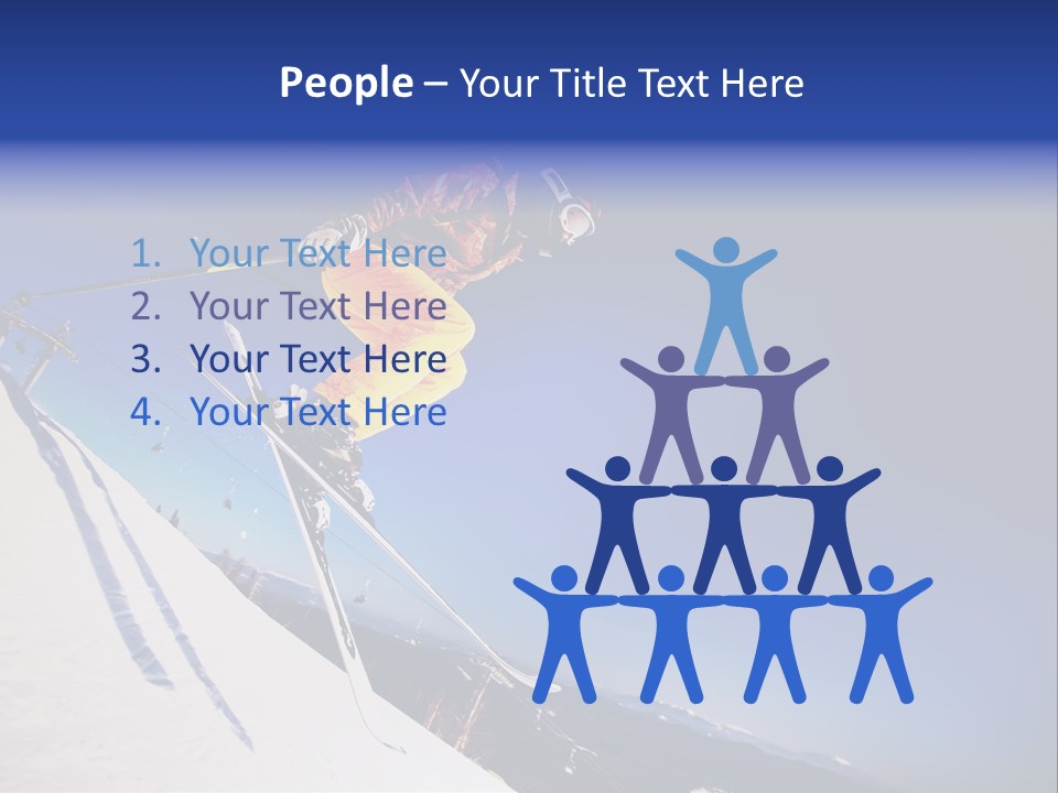 Copy Snow Play PowerPoint Template