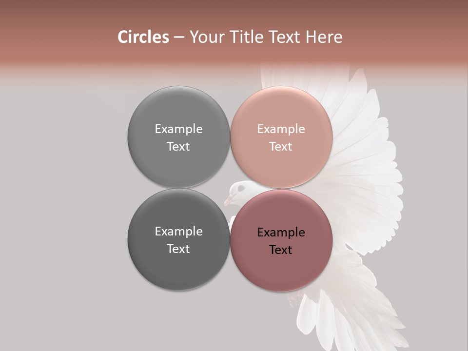 Feather Black Faith PowerPoint Template