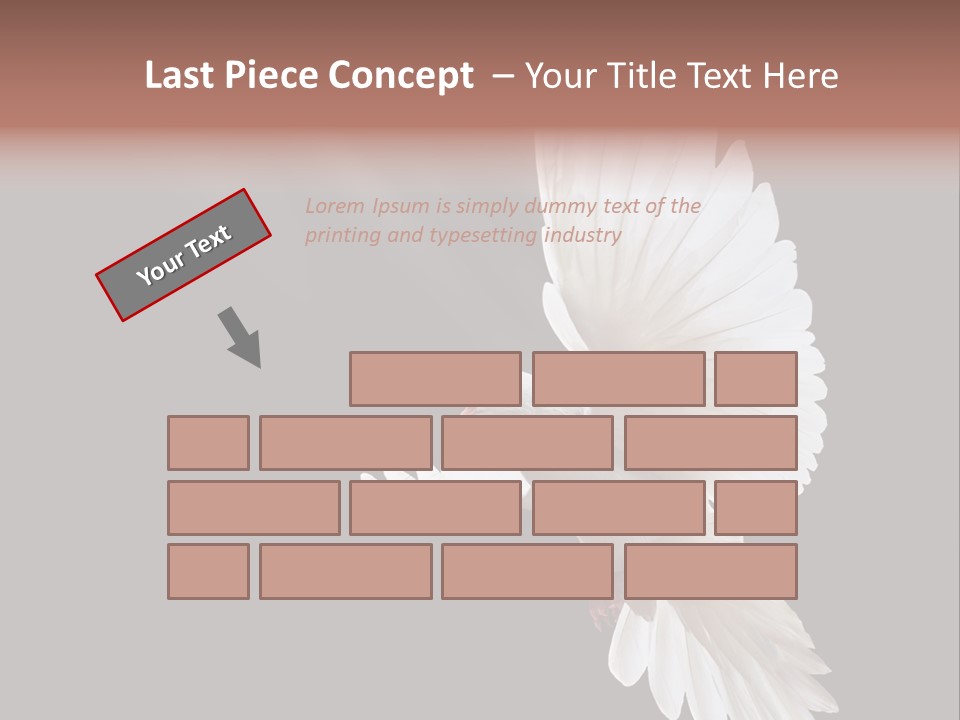 Feather Black Faith PowerPoint Template