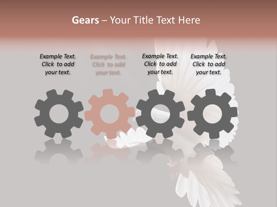 Feather Black Faith PowerPoint Template