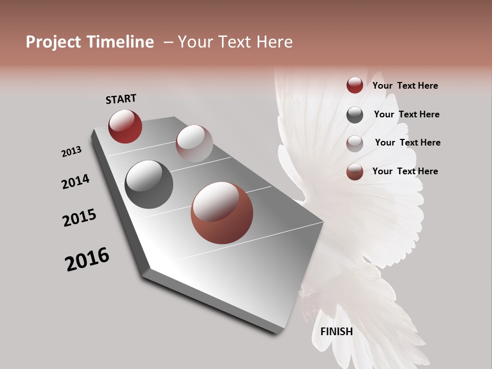 Feather Black Faith PowerPoint Template