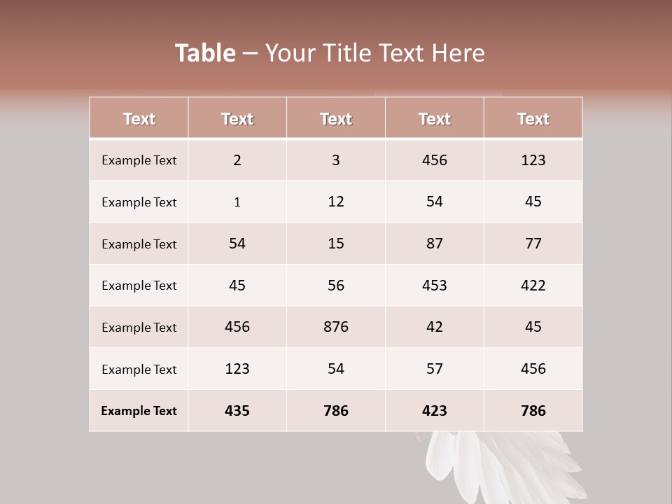 Feather Black Faith PowerPoint Template
