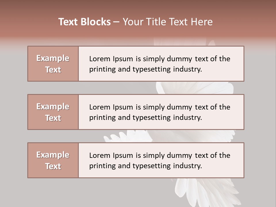 Feather Black Faith PowerPoint Template