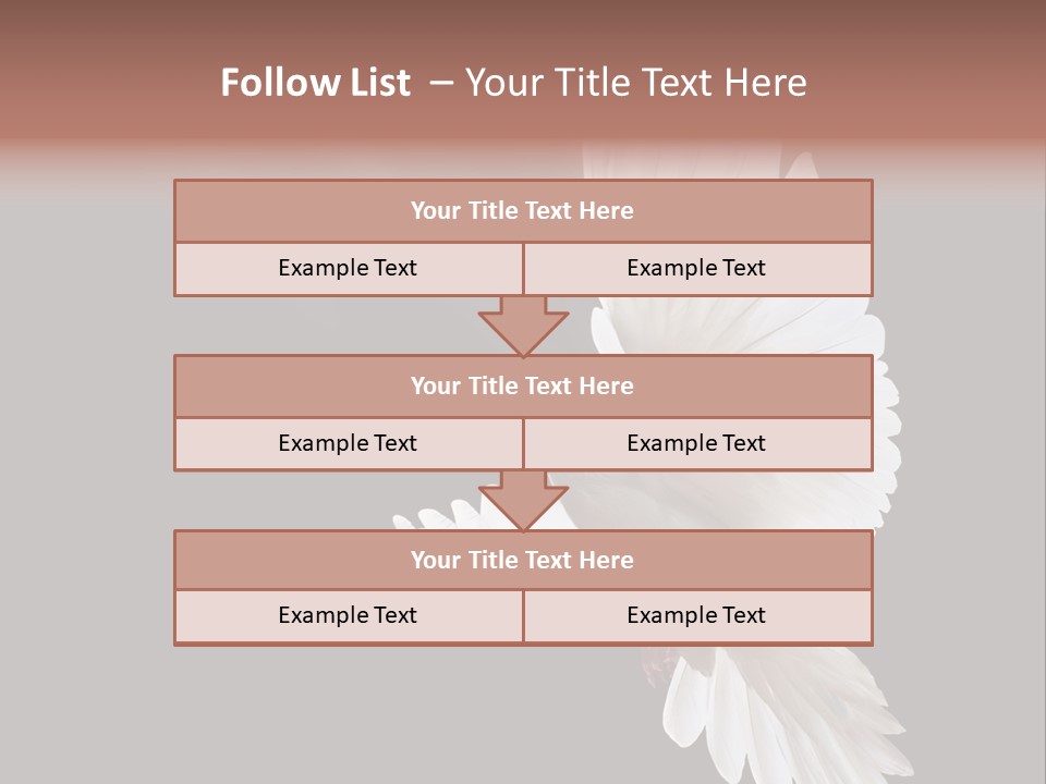 Feather Black Faith PowerPoint Template