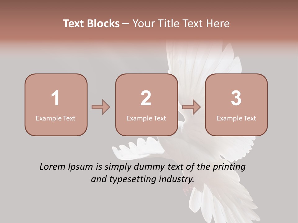 Feather Black Faith PowerPoint Template