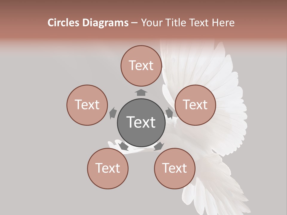 Feather Black Faith PowerPoint Template