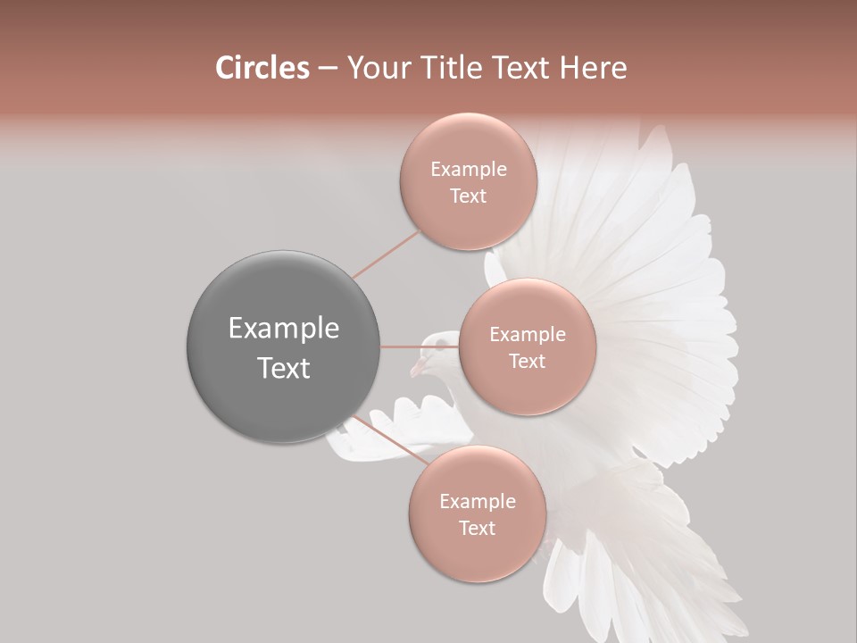 Feather Black Faith PowerPoint Template