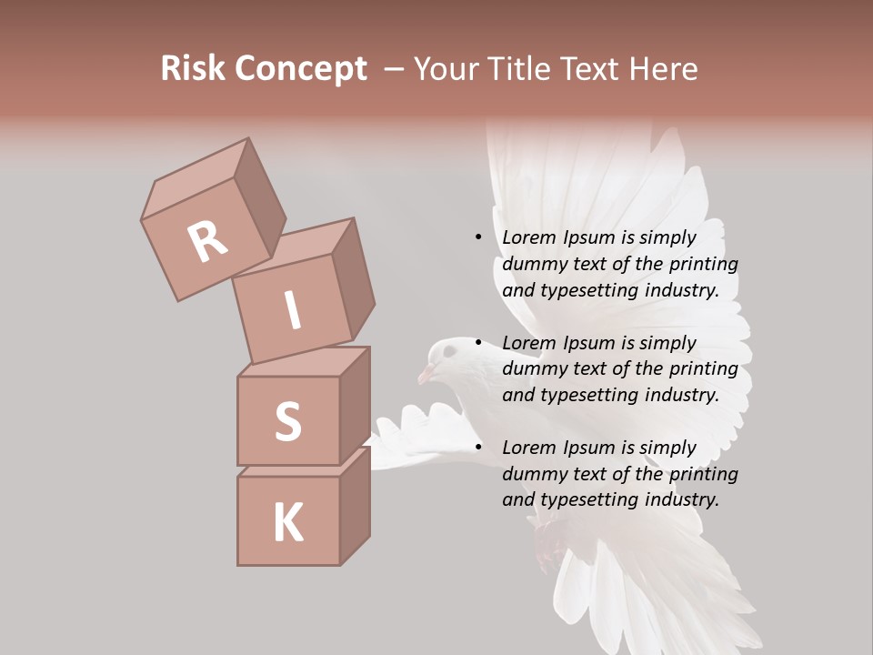 Feather Black Faith PowerPoint Template