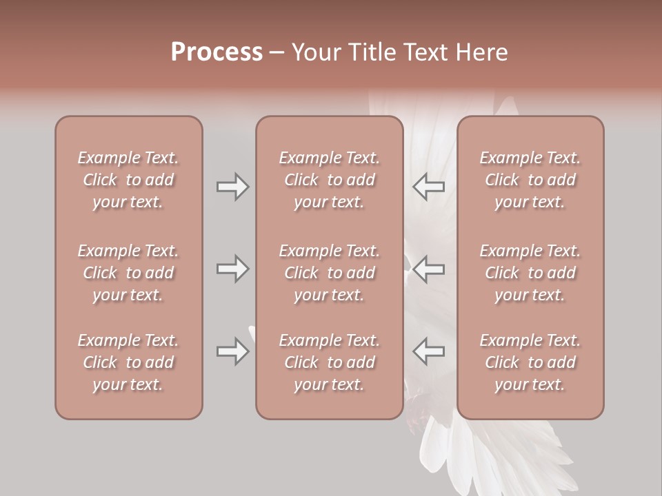 Feather Black Faith PowerPoint Template