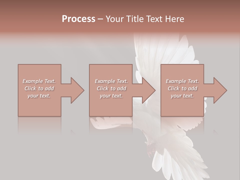 Feather Black Faith PowerPoint Template