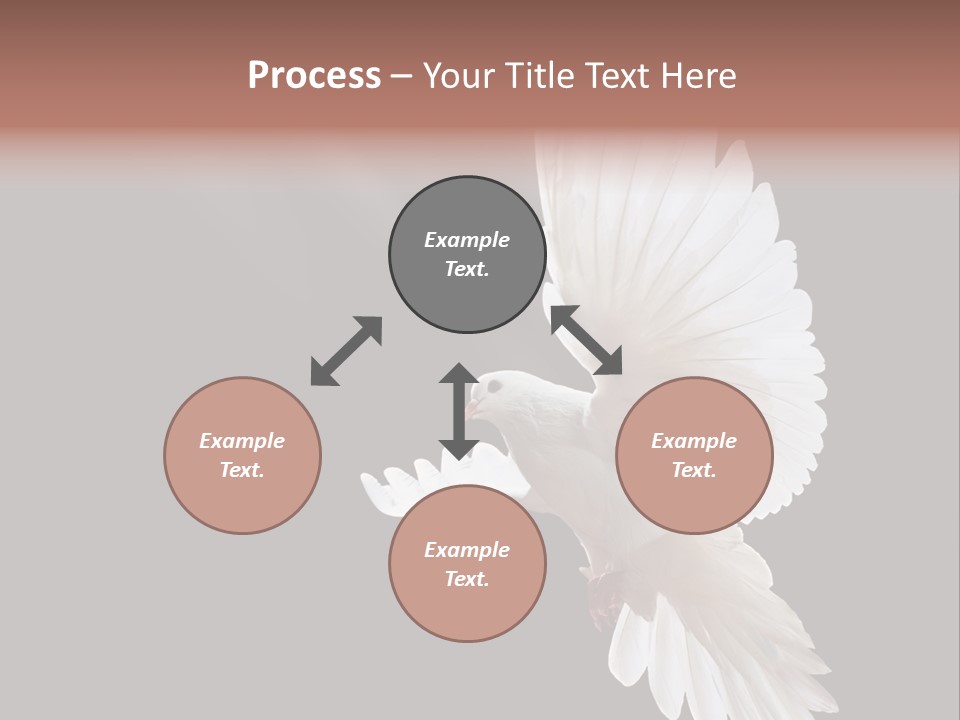 Feather Black Faith PowerPoint Template