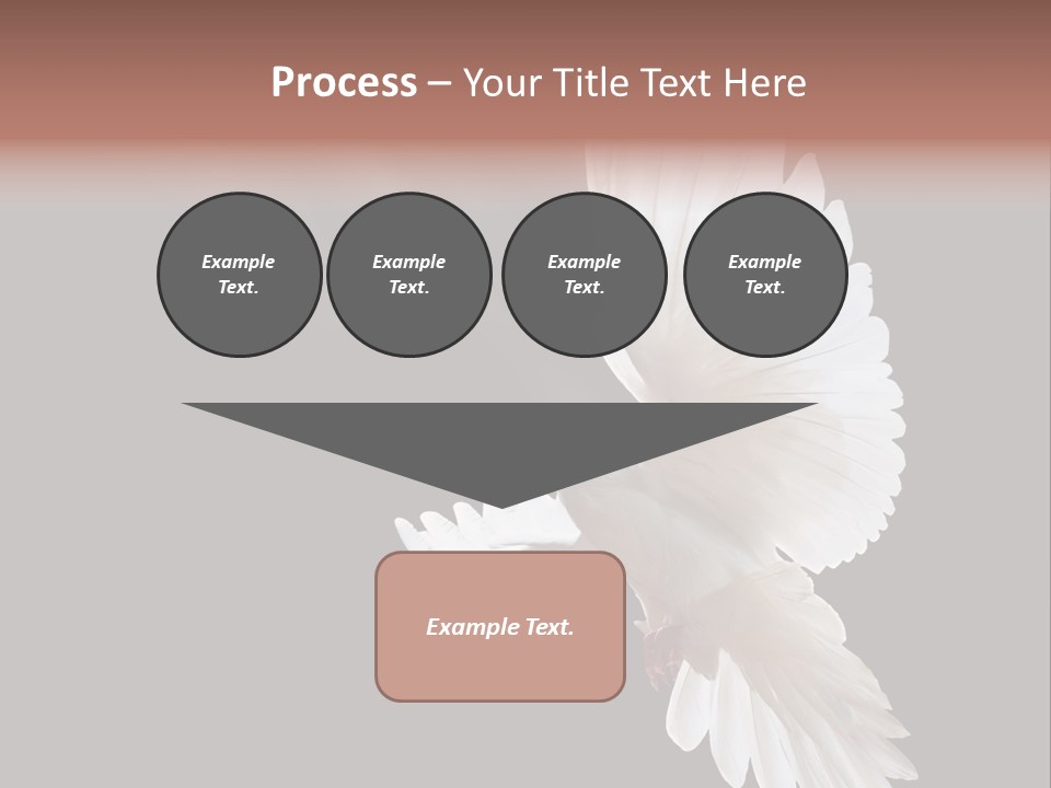 Feather Black Faith PowerPoint Template