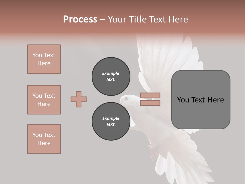 Feather Black Faith PowerPoint Template