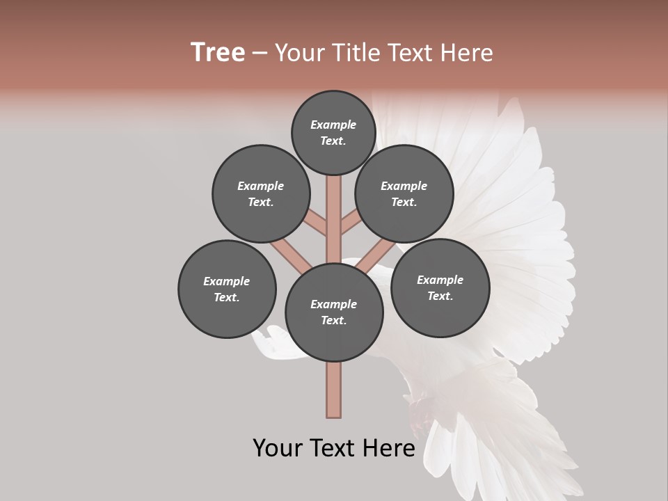 Feather Black Faith PowerPoint Template