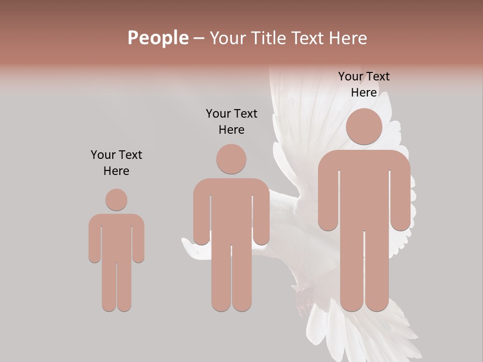 Feather Black Faith PowerPoint Template