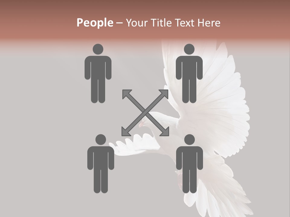 Feather Black Faith PowerPoint Template