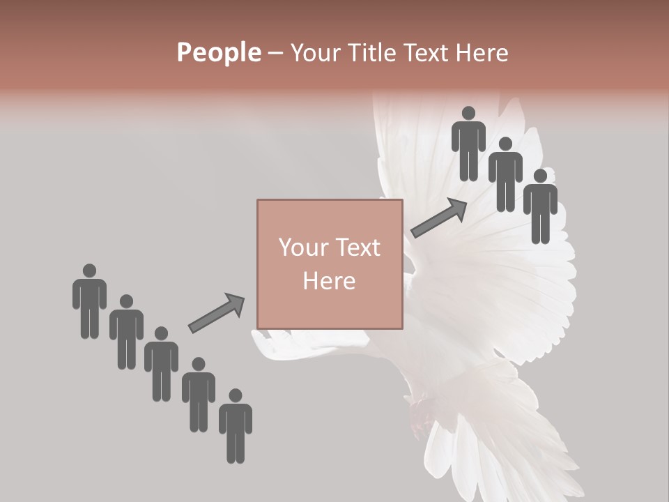 Feather Black Faith PowerPoint Template