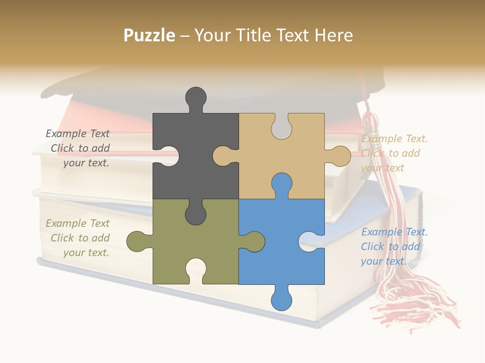 Graduation Accomplished Educate PowerPoint Template