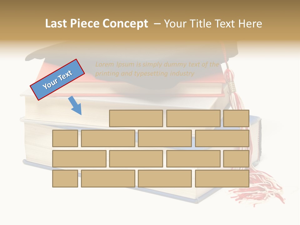 Graduation Accomplished Educate PowerPoint Template