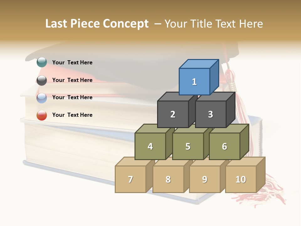 Graduation Accomplished Educate PowerPoint Template