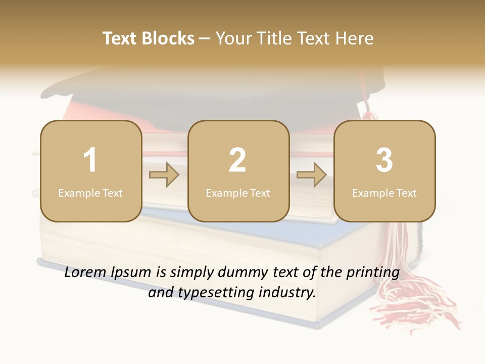 Graduation Accomplished Educate PowerPoint Template