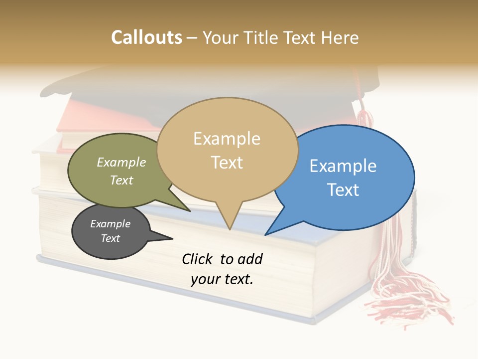 Graduation Accomplished Educate PowerPoint Template