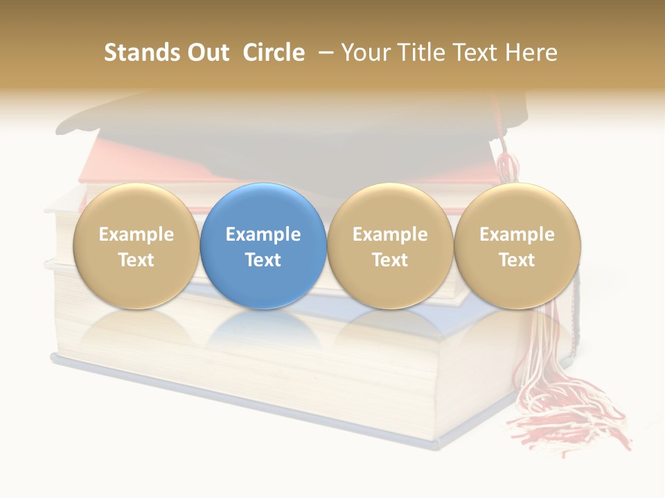 Graduation Accomplished Educate PowerPoint Template