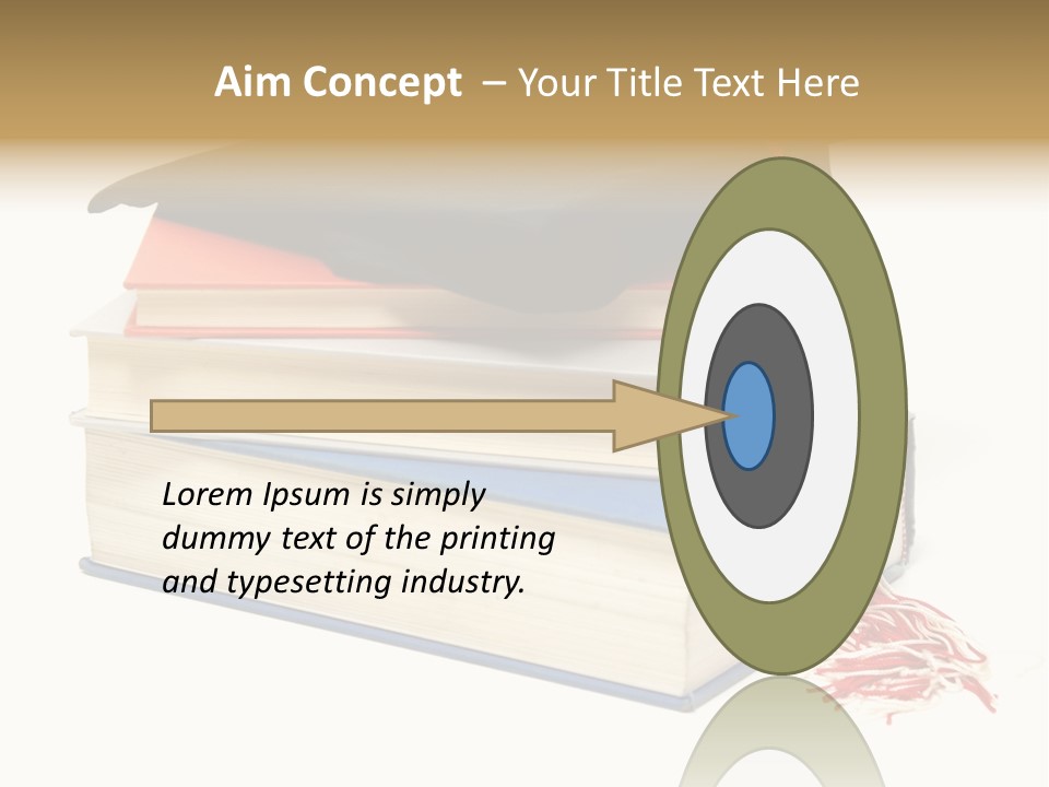 Graduation Accomplished Educate PowerPoint Template