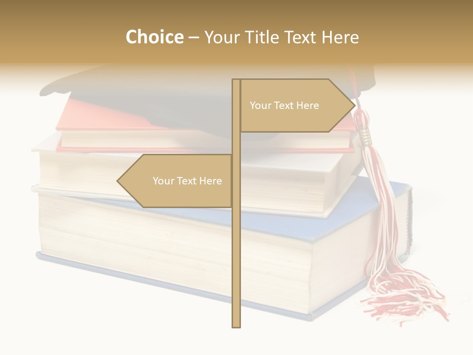 Graduation Accomplished Educate PowerPoint Template