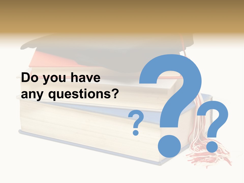 Graduation Accomplished Educate PowerPoint Template