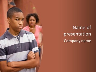 Pretty Teen Argument PowerPoint Template