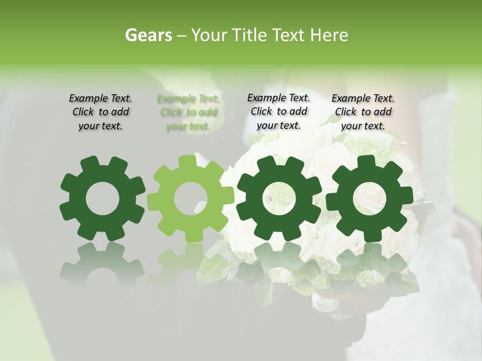 People Female Glowing PowerPoint Template