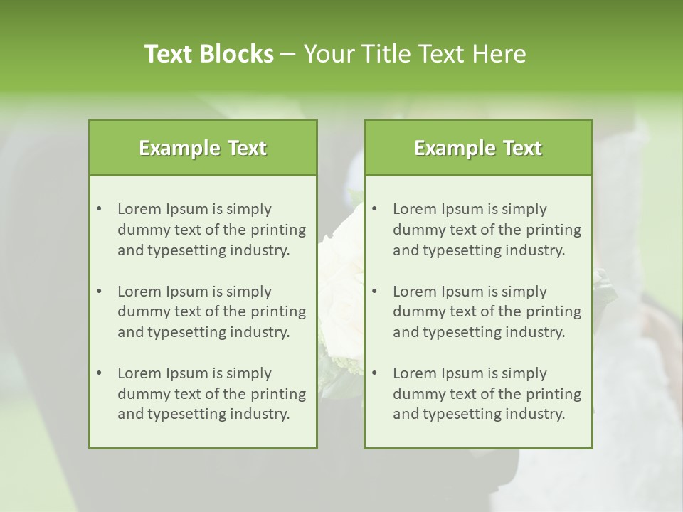 People Female Glowing PowerPoint Template