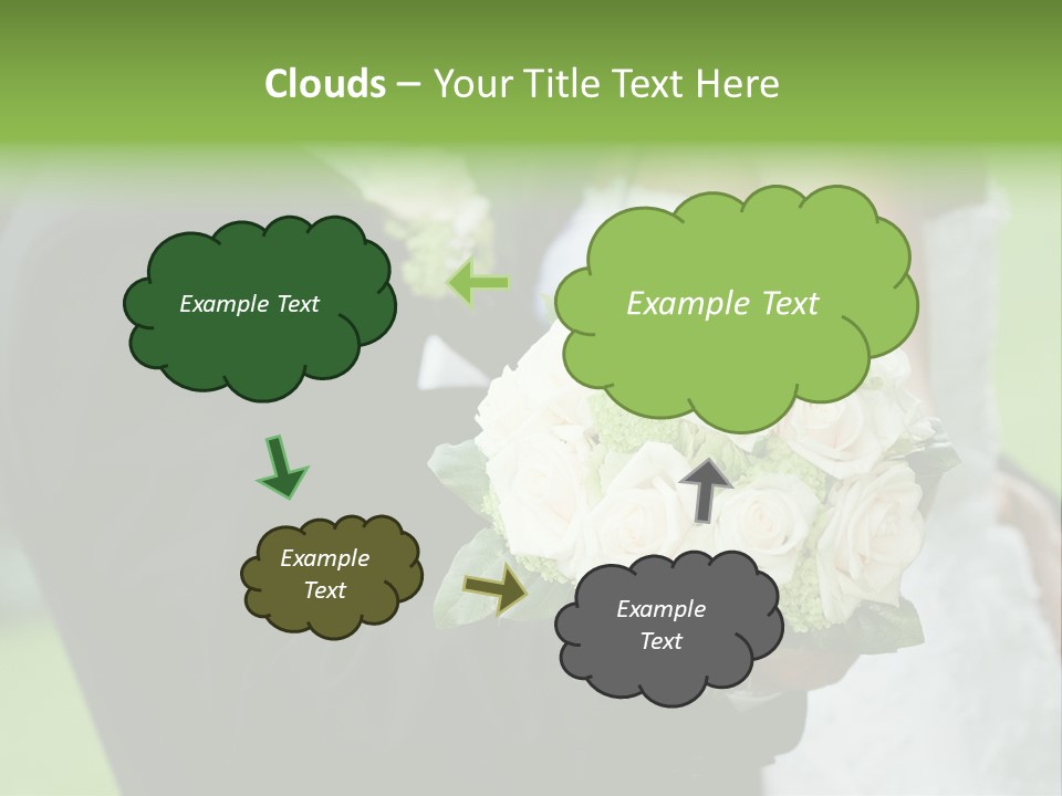 People Female Glowing PowerPoint Template
