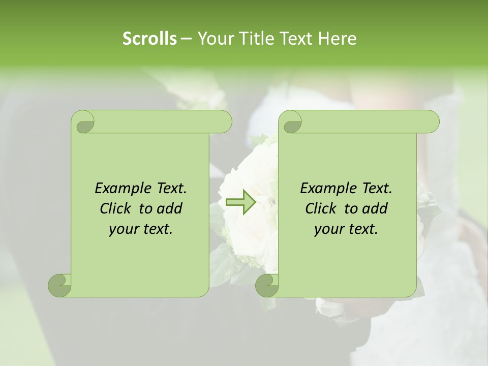 People Female Glowing PowerPoint Template