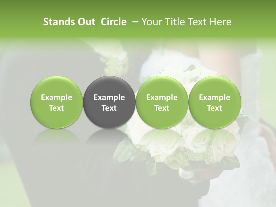 People Female Glowing PowerPoint Template