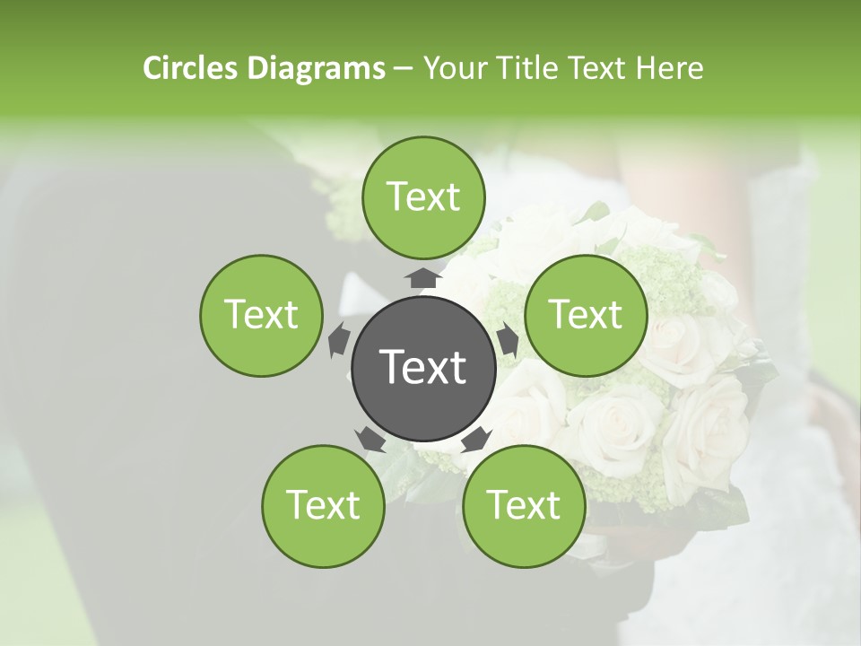 People Female Glowing PowerPoint Template