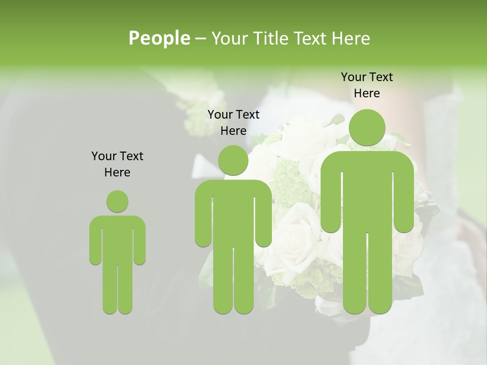 People Female Glowing PowerPoint Template