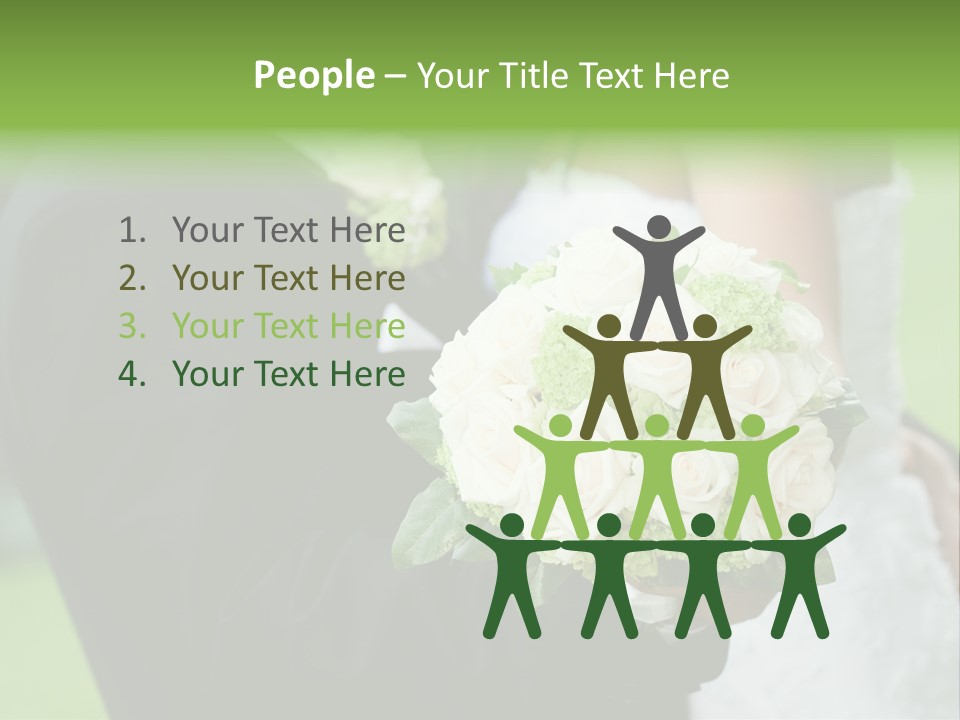 People Female Glowing PowerPoint Template