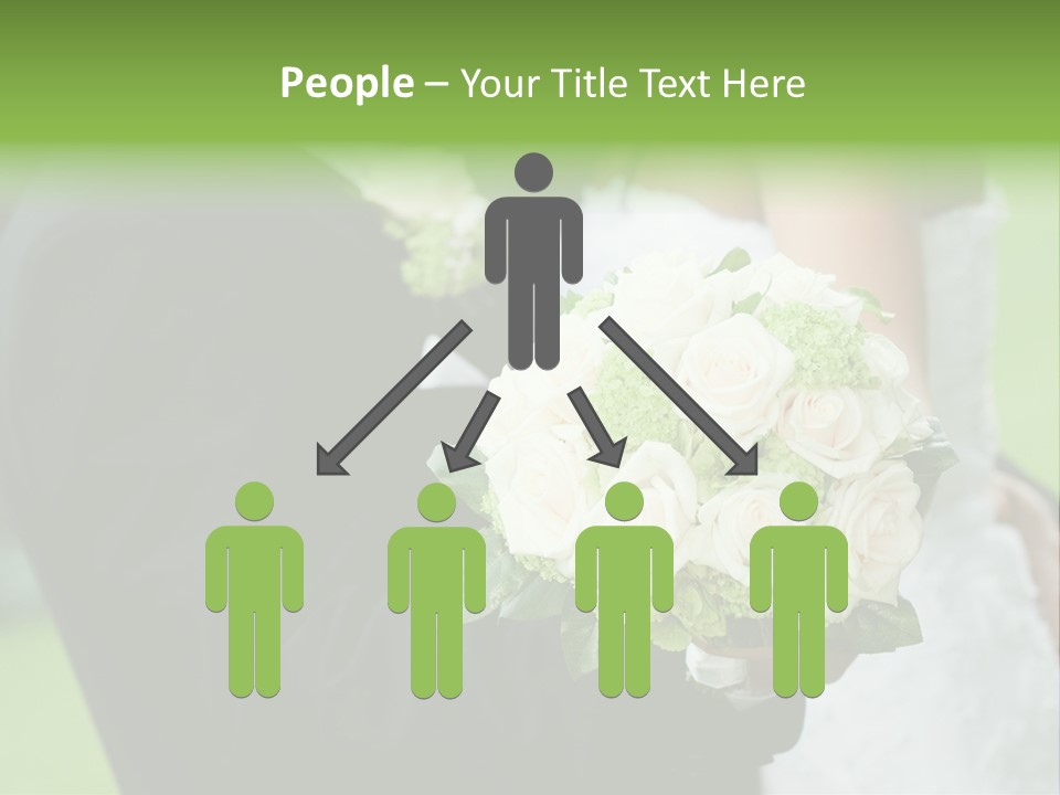 People Female Glowing PowerPoint Template