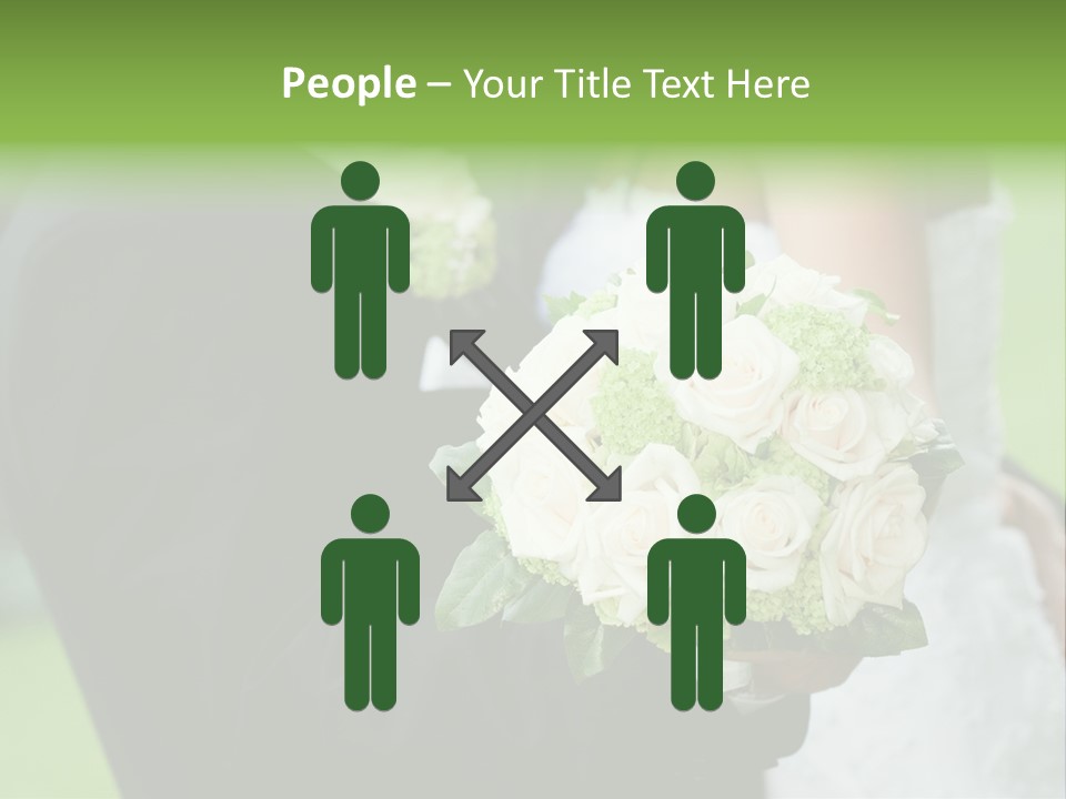 People Female Glowing PowerPoint Template