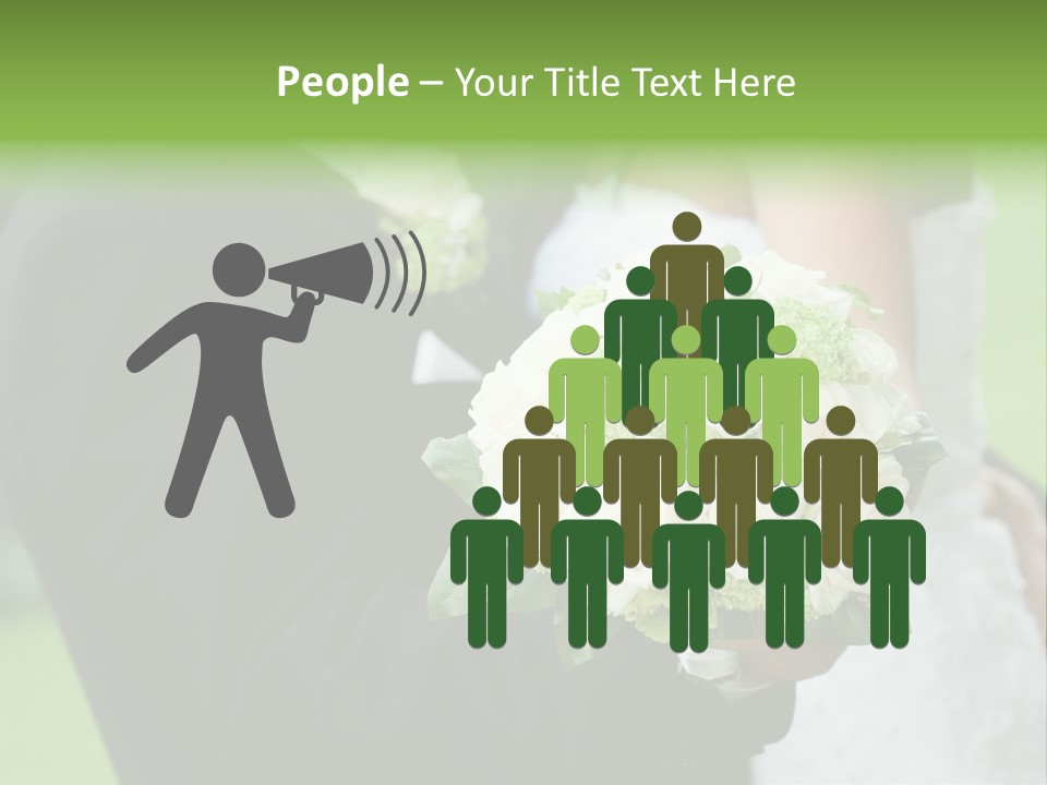 People Female Glowing PowerPoint Template