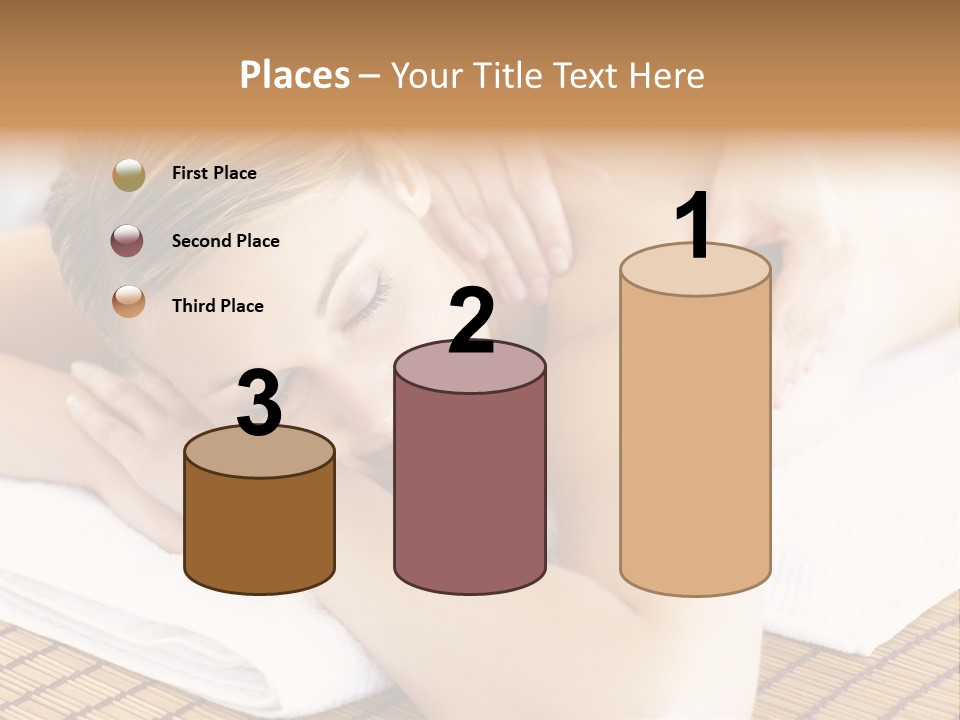 People Female Glowing PowerPoint Template