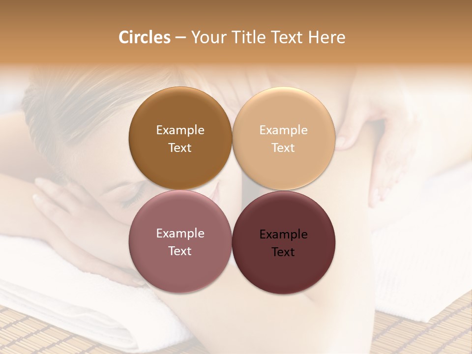 People Female Glowing PowerPoint Template