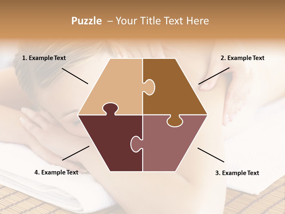 People Female Glowing PowerPoint Template