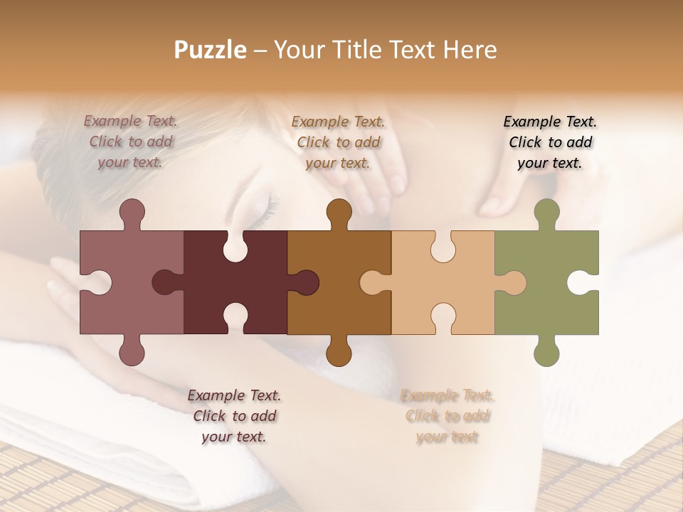 People Female Glowing PowerPoint Template